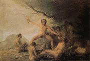 Francisco Goya Cannibals gazing at their victims USA oil painting artist